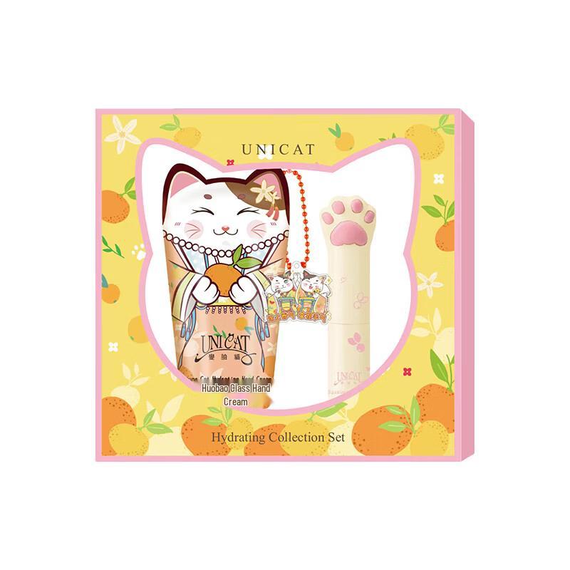 UNI CAT Hand Cream & Lip Balm Gift Set