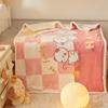 Soft Cartoon Fleece Blanket Toddlers Nap Time Double-Layer Sherpa 100x140cm Kids Bedding