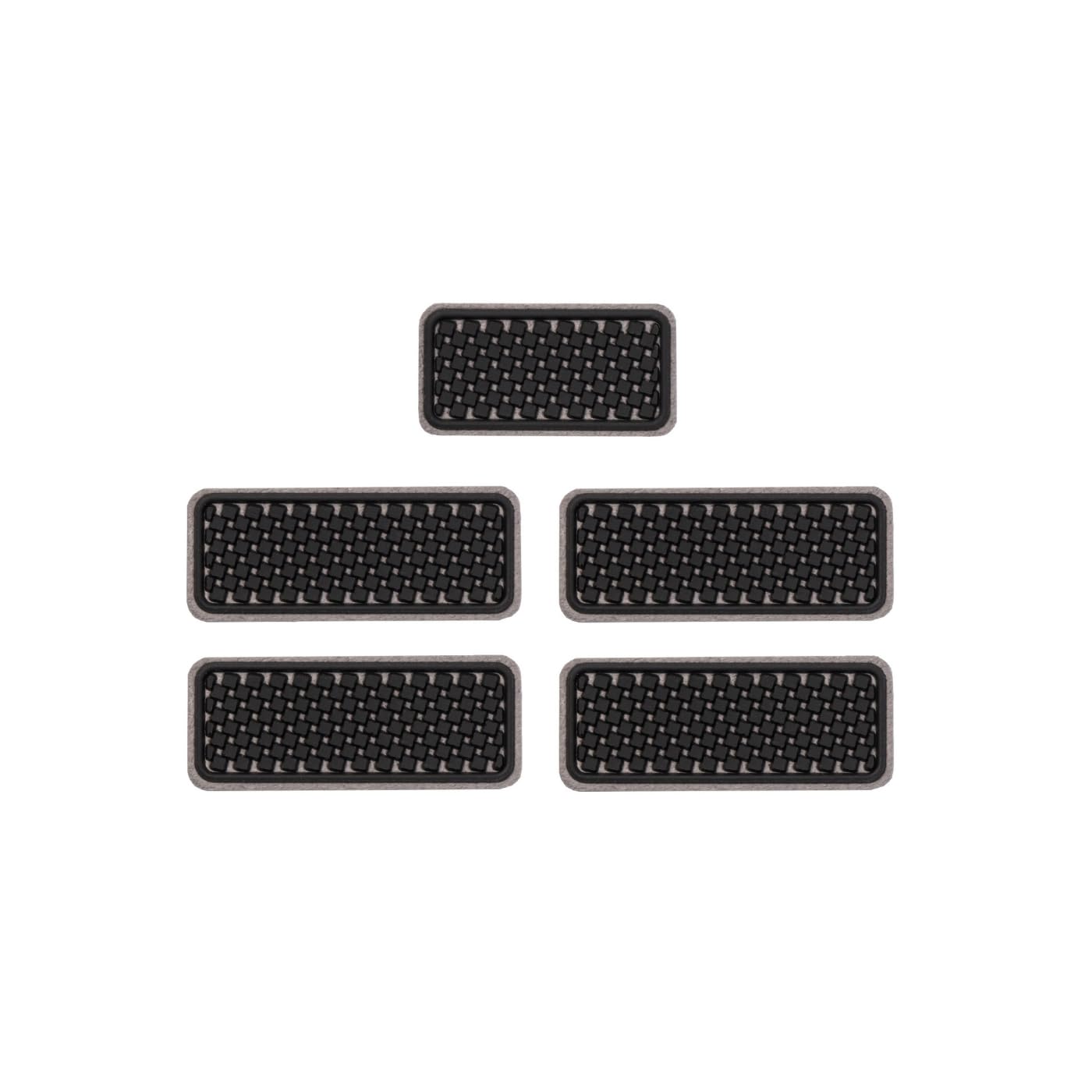 

Eight Shop Corporation Non-Slip Pants and Slacks Silicone Iron-On 5 Pieces Black Prevents Shirt Riding Up