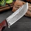 Domestic Meat Knife Multi-use Fruit Knife Damascus Pattern Stainless Steel Kitchen Hand Meat Knife Eating Mutton Knife