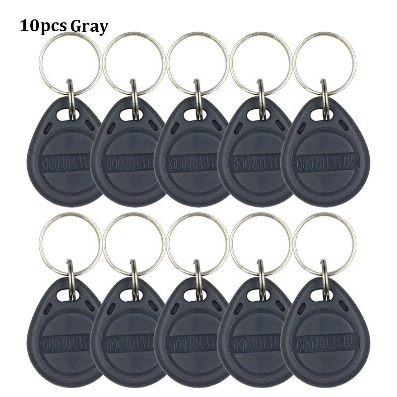 10-20pcs 125KHz Read-Only RFID TK4100 EM4100 Smart Chip Proximity Keyfobs Smart Secure Door Entry Access ID Keychain Token Tag