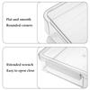 Clear PET Desktop Organizer Box, Thick A4 File Holder, Waterproof & Stackable Office Document Storage