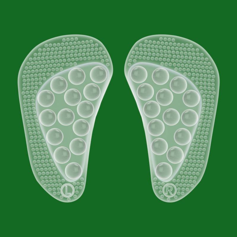 Dot Pattern Orthopedic Arch Support Gel Pad for Adults & Kids, Self-Adhesive Massage Sole Pad
