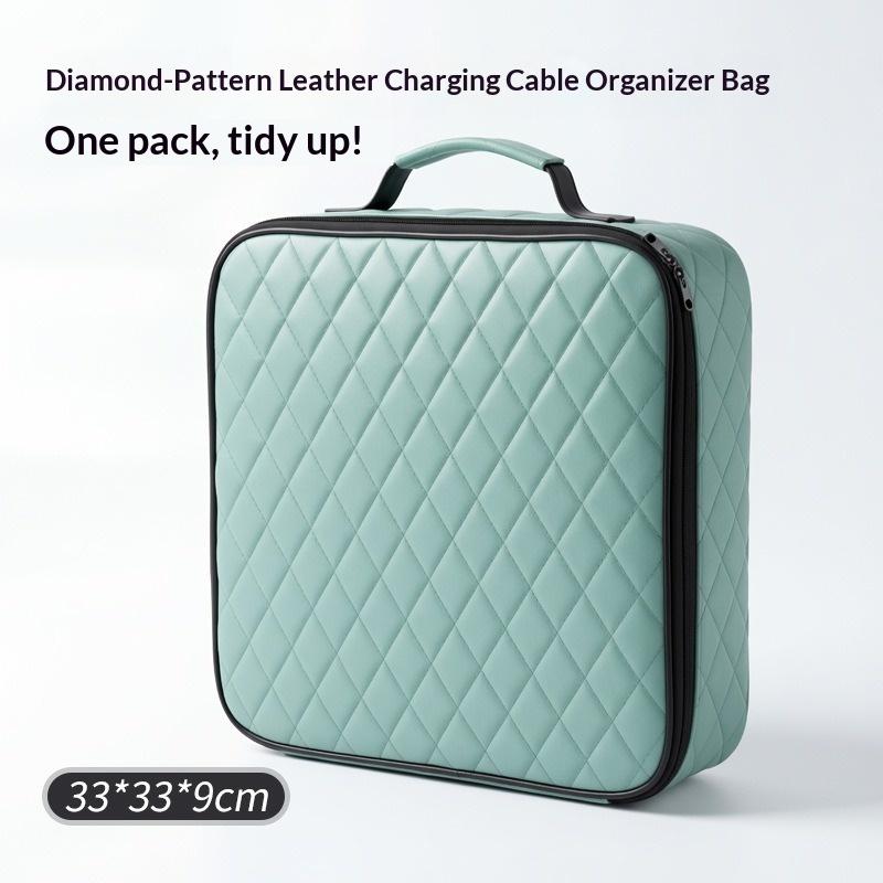 New Energy Vehicle Charging Gun Storage Bag Car Charging Cable Storage Bag Portable Shock Absorber Bag New Energy Charging Bag