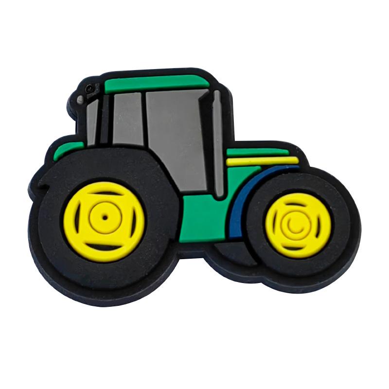 Excavator Construction Vehicle Shoe Decoration: PVC Soft Rubber Shoe Buckle & DIY Shoe Flowers