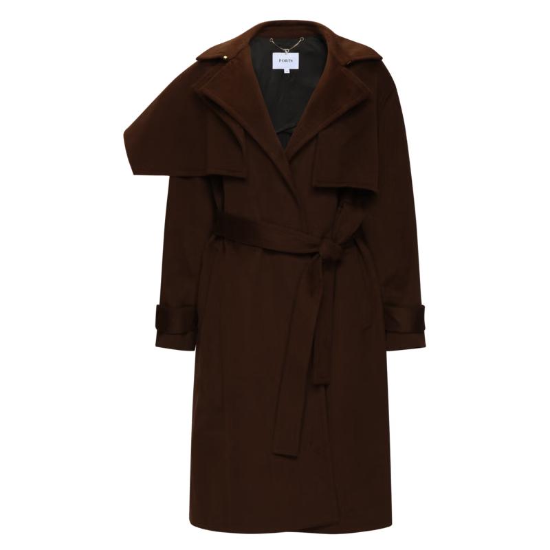 

PORTS Women s Long Sleeve Mid-Length Coat M / 6
