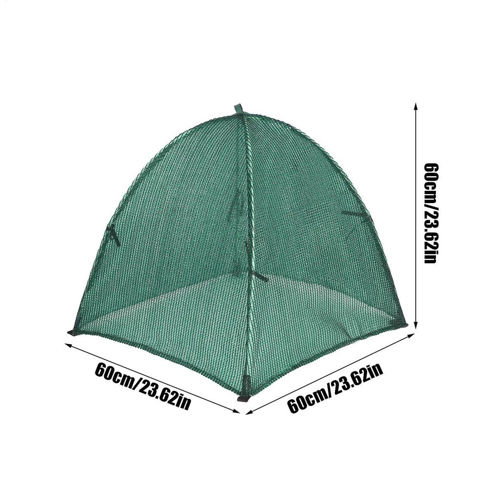 23x23x23Inch Pop Up Plant Shade Tent Sunblock Mesh Plant Shade Gardening Net Cover for Tomato Strawberry Vegetable Chicken Coop