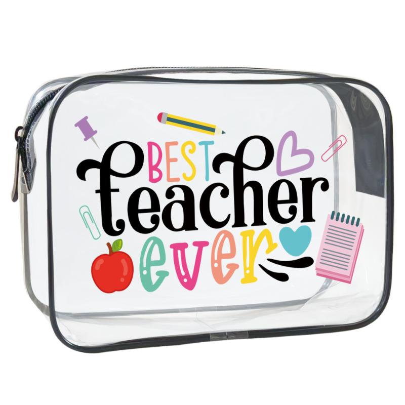 

Portable Transparent Cosmetic Bag Large Capacity Storage Toiletry Pouch Waterproof Pvc Pen Case Women A1