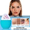 Ice Face Roller Egg-shaped Reusable Ice Mold For Face Skin Care Silicone Facial Massage Icing Tool