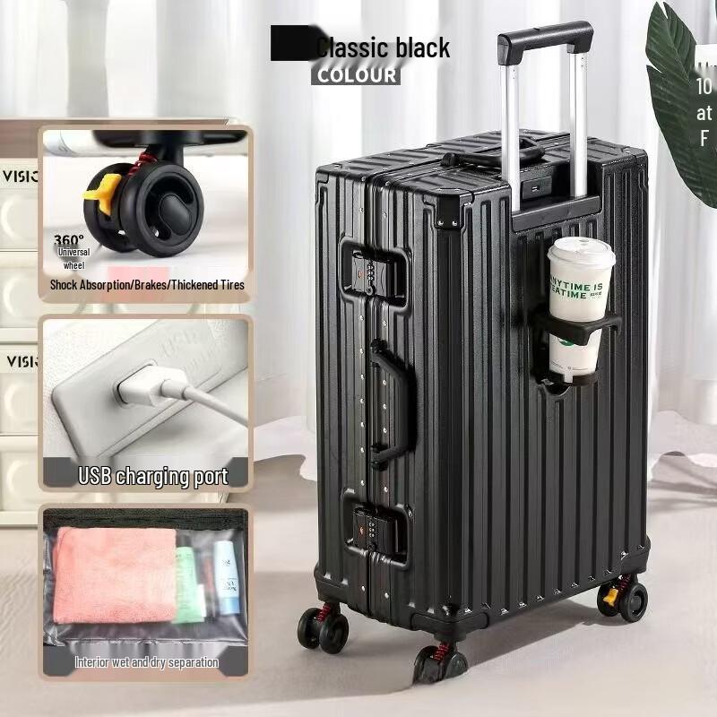 Li Shen PC Hardshell Travel Suitcase