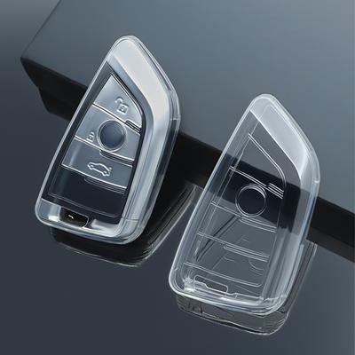 Soft TPU Car Remote Key Case Cover Shell Fob Keyless Bag For BMW X1 X3 X5 X6 X7 1 3 5 6 7 Series G20 G30 G11 F15 F16 G01 G02 F48