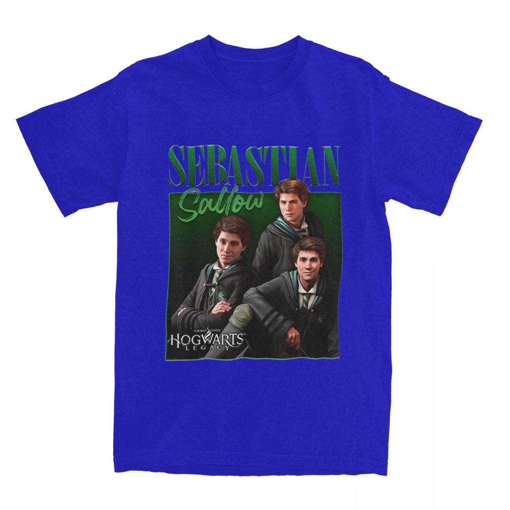 Novelty Sebastian Sallow Collage TShirts Unisex WoUnisex Crewneck Pure Cotton Bootleg Short Sleeve Tees Plus Size Clothing