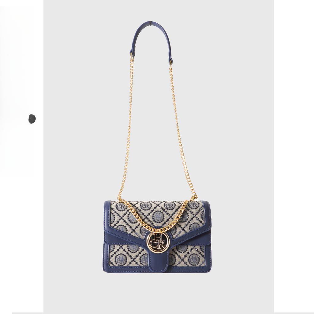 Jacquard Star Diamond Crossbody Single-shoulder Chain Bag