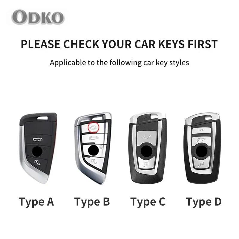 Leather Car Remote Key Case Cover Shell For BMW 1 3 5 7 Series X1 X3 X4 X5 X6 G20 G30 F15 F16 F34 F10 F20 F30 G01 G02 G05 G07
