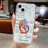 Formula Heart Clear Phone Case for  Redmi Note 12 13 Pro Plus 5G 12S 11S 11 10S 10 Pro 12C 13C 4G Airbag Anti-Drop Cover