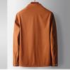 Men's Lapel Zipper Workwear Jacket - 2026 Spring/Autumn Light Luxury Business Casual Outerwear