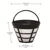 Coffee Filter Cone Mesh Reusable Strainer Replacement Part Coffee Maker Filter for Kitchen Commercial Cafe Workplace Travel