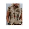 Sommer Geometrie Westlichen Ethnischen Stil T-shirt 3D Drucken Frau Streetwear T Shirts Harajuku Übergroßen Tees Tops Frauen Mädchen Kleidung