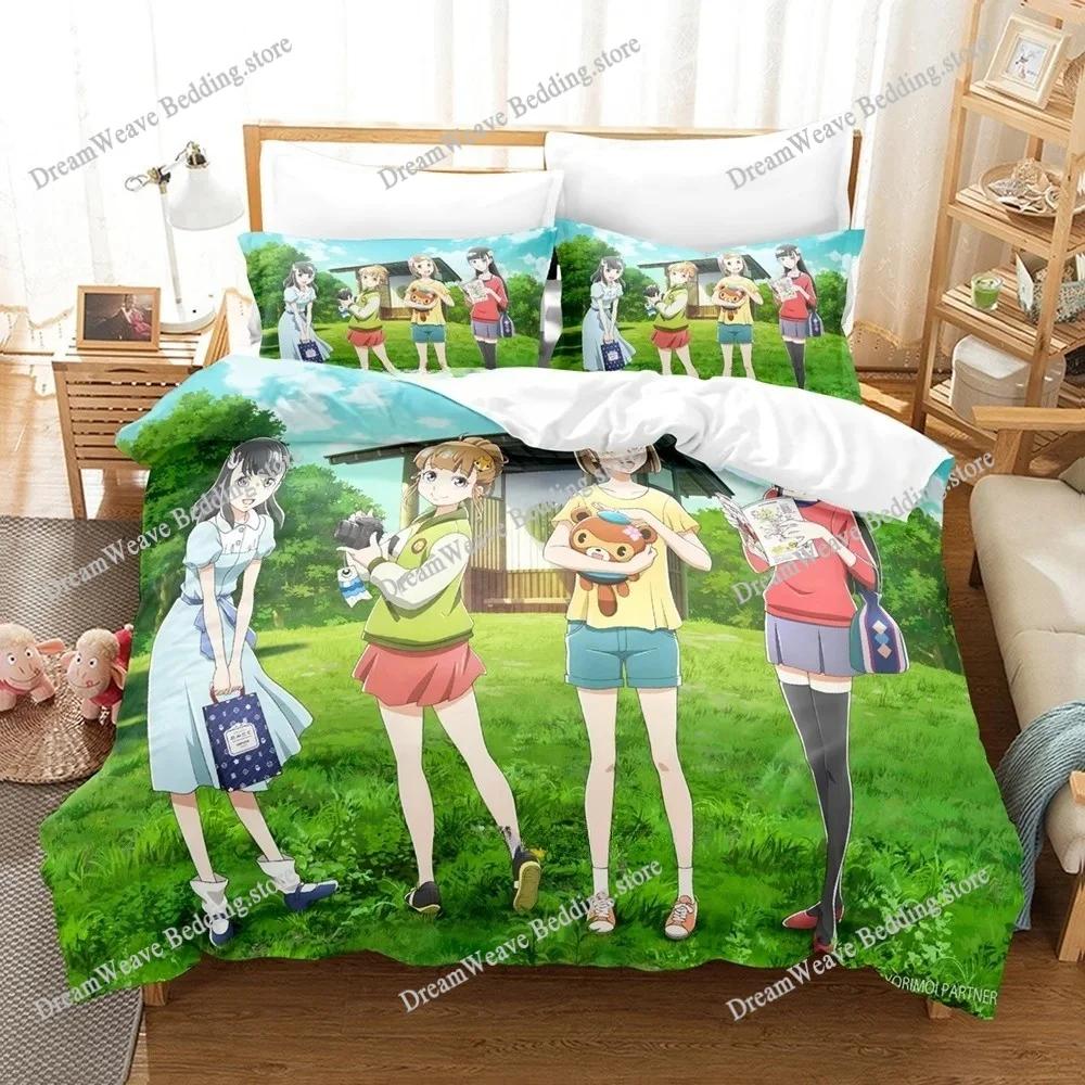 New Anime A Place Further Than The Universe Bedding Set Single Twin Full Queen King Size Bed Set Adult Bedroom Duvet Cover Sets9