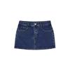 Rap Micro Part Washed Denim Skirt Aq2Ds560