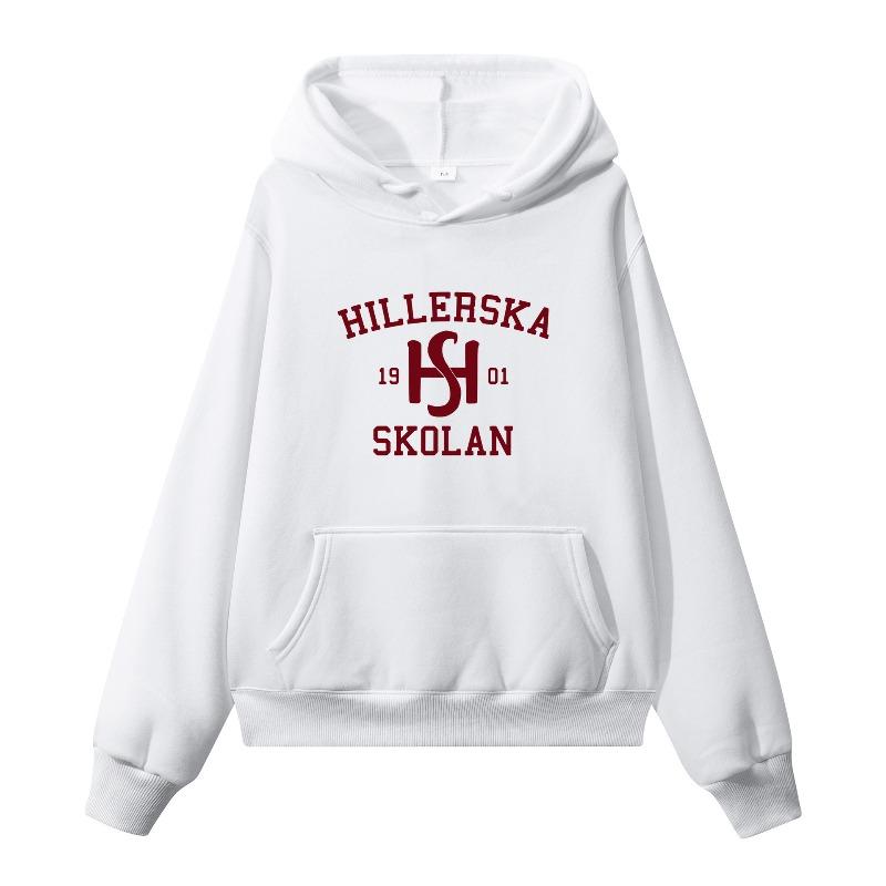 Young Royals Hillerska Skolan Hoodie Autumn Vintage Unisex Pullover Men Vintage Graphic Hoody Tops Oversize Clothing