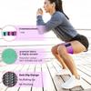 Elastisches Band Fitness Widerstandsband Yoga Pilates Hüftgelenk Dehnung Baumwolle Hüftheben Widerstandsband Fitnessstudio Trainingsgeräte