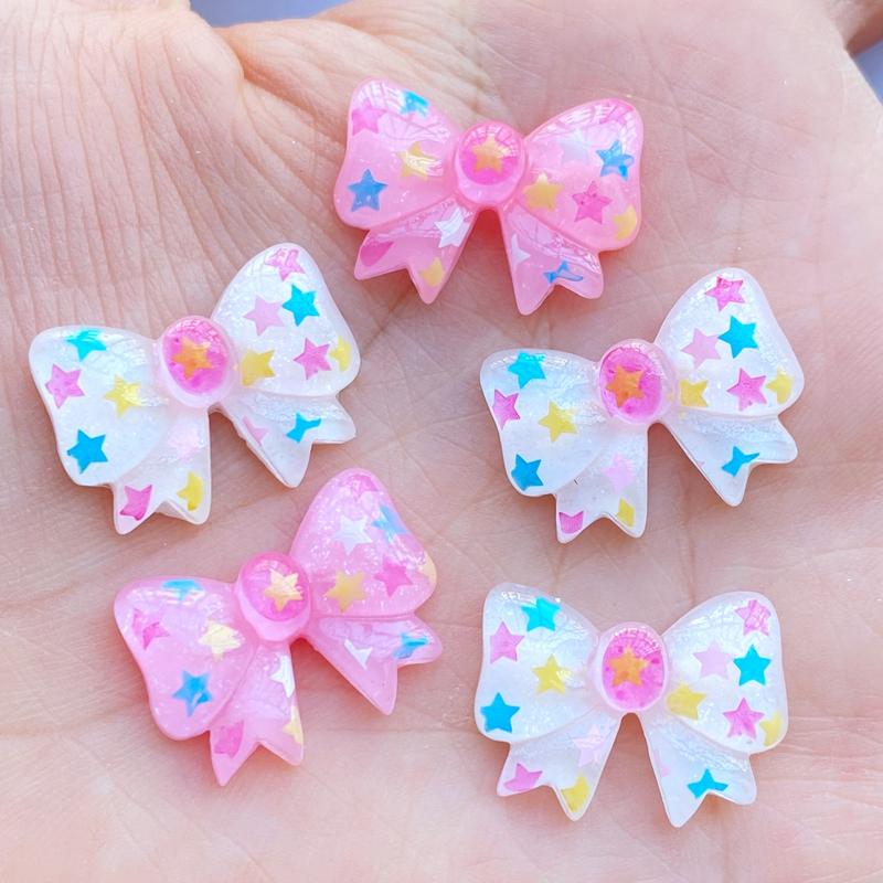 

20Pcs New Mixed Lovely Bow Flat Back Resin Scrapbooking DIY Jewelry Craft Decoration Accessories J32