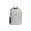 Brand Logo Zipper Backpack Unisex Backpacks Holographic-Silver Metallic-Silver Black IJ8379