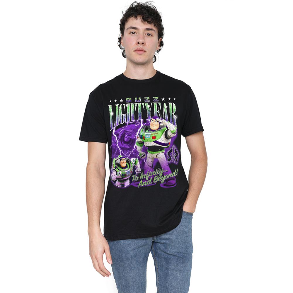 Toy Story Unisex Adult Buzz Lightyear Homage T-Shirt