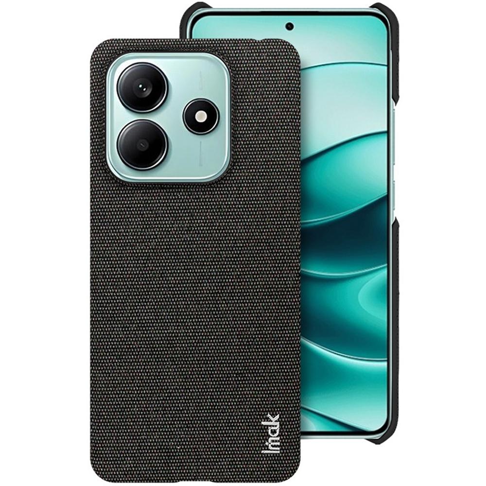 IMAK Ruiyi Series for Xiaomi Poco M7 Pro 5G/Redmi Note 14 5G Case Fabric Texture Leather+PC Phone Back Cover
