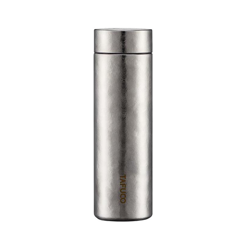 TAFUCO Pure Titanium Insulated Thermos with Tea Infuser