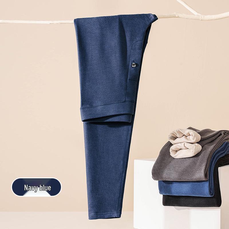 10A Anti-bacterial Anti-mite High Waist Wool Pants - Women's and Men's Autumn Winter Warm Base Layer