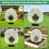 Fruit Tree Netting Bird Protection with Zipper & Drawstring, Garden Bird Netting Protective Cover Nets, Insect Mesh Net