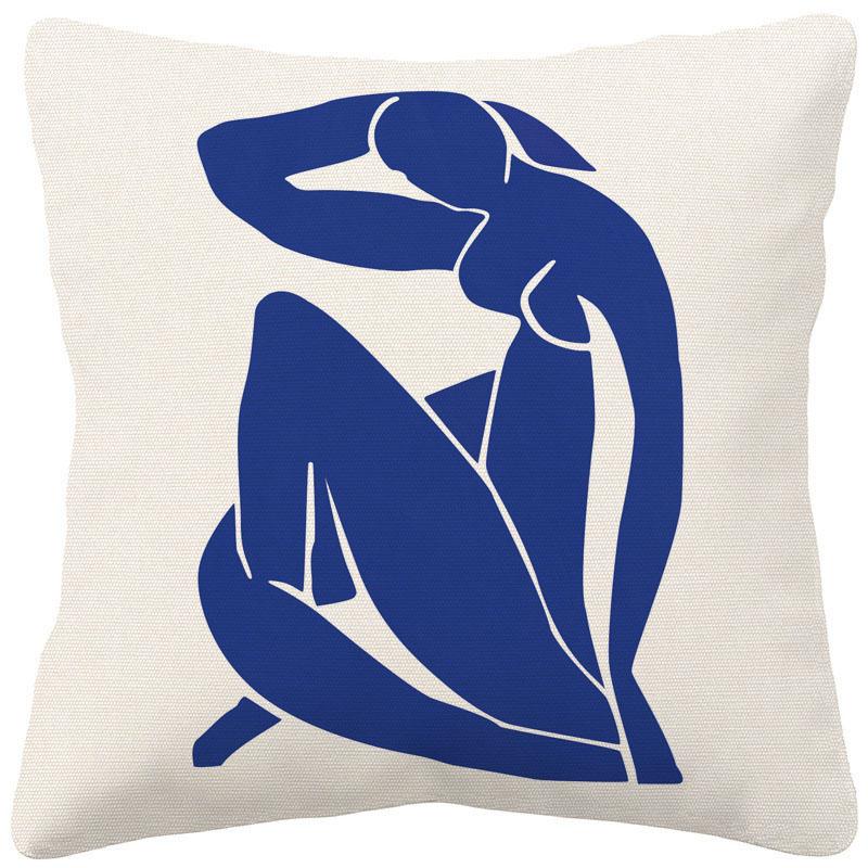 Henri Matisse Art Painting Cushion Cover Girl Flamingo Palm Leaf Throw Pillow Case Home Decor Living Room Decoration