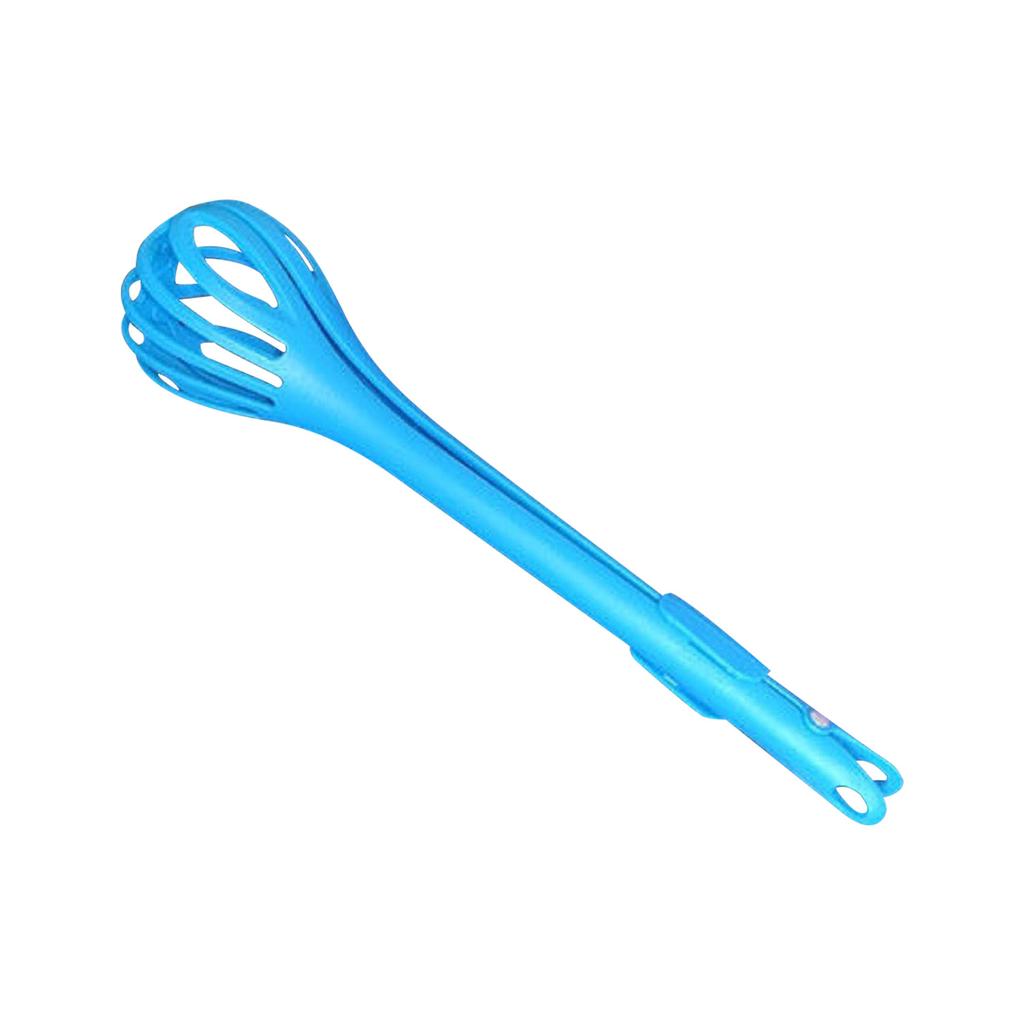 Egg Whisk 2-in-1 Egg Beater Plastic Small Balloon Blender for Blending Stirring Beating