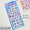 Angel New Blue Wave Water Moisturizing Stickers Japanese 3D Relief Stickers Children'S Fairy Decorative Stickers
