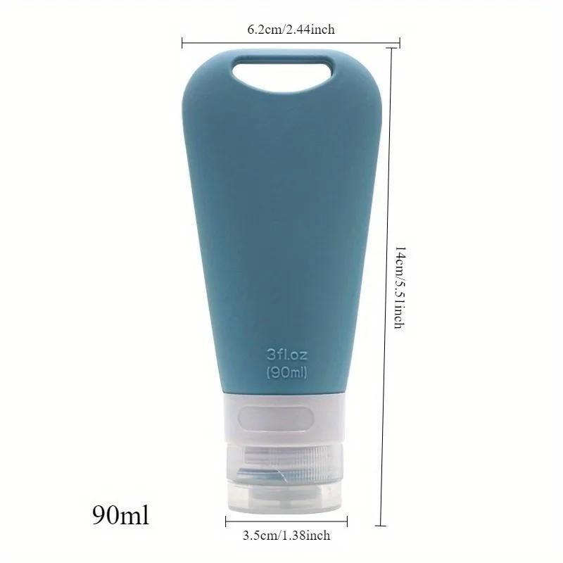 1PC Silicone travel bottling set with holes and bottle cosmetics shampoo bottle face wash bottle