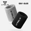 Wrels Terry Cloth Wristbands Moisture Wicking Absorbent Sweatbands For Sports Tennis Gym Workout Wrist Sweat Bands
