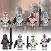 Blocks Building Mini Figures Clone Trooper Company Soldiers Heavy Gun
