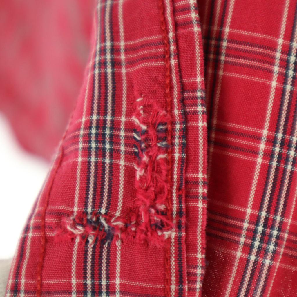 ROUNDTREE & YORKE 90s 00s Old Check Pattern Short Sleeve Button Down Cotton Shirt Men's Used