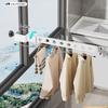 Aluminium Clothes Hangers Wall Mounted Window Clothes Hanger  Clothes Organization