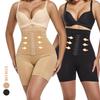 Reinforced Buckle Tummy Control Butt-Lifting Slimming Pants for Women