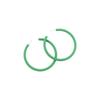 Fashion Round Candy Color Simple Geometric Round Earrings Women Jewelry C-shaped Hoop Earrings
