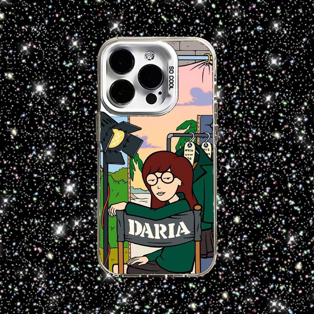D-Daria Phone Case For iPhone 16,15,14,13,12,11,Pro,XS,Max,Plus,Mini,SE White Candy Matte Shockproof Cover