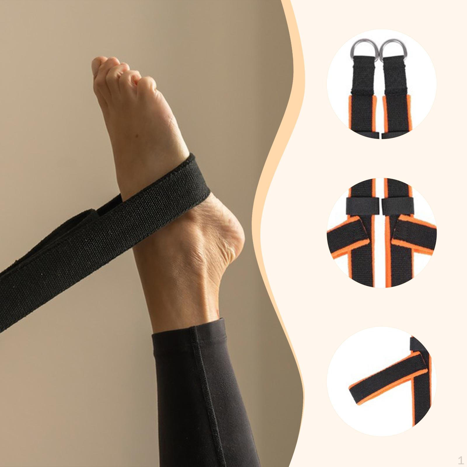 

Y Shape Women Pilates Auxiliary Straps Adjustable for Strength Training and Stretching Anti Slip