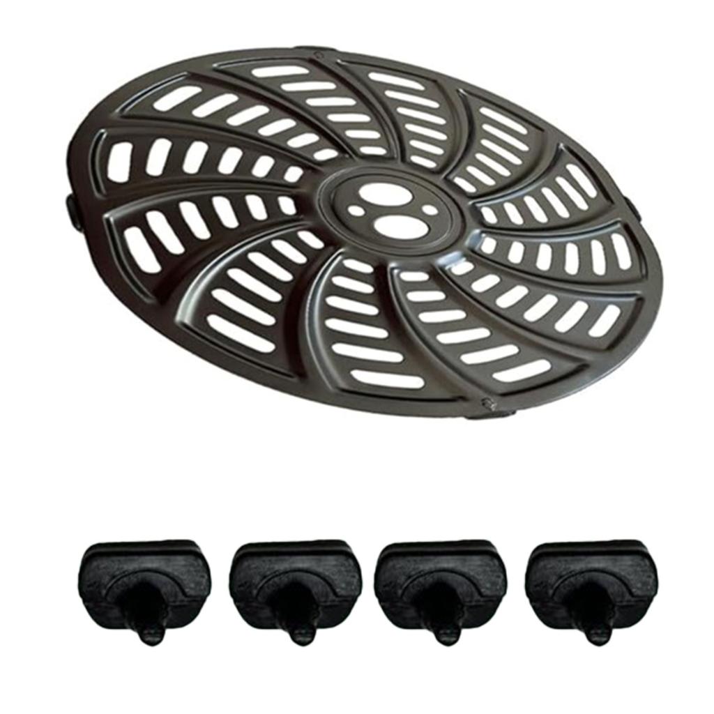 Metal Nonstick Air Fryer Pad Metal Baking Tray Cooking Liners Air Fryer Accessories Air Fryer Plate Iron Texture