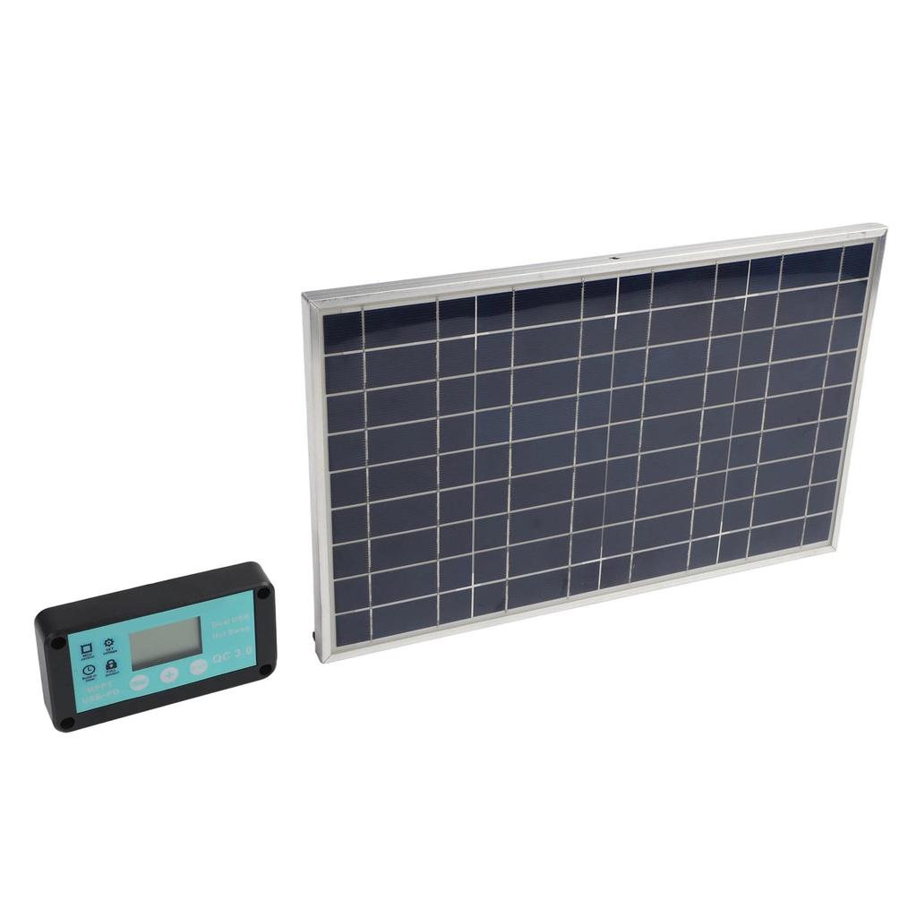 100W Solar Panel Kit with Controller for 12V 24V Solar Charging Systems