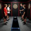 Dartmatte rutschfest Dartmatte Kassenbereich mit Wurfmarkierungen Strapazierfähige Dartspitzen und Bodenschutz für Spielzimmer Büro Sport