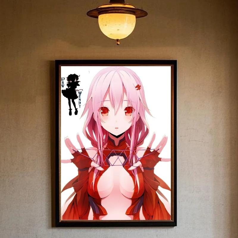 Guilty Crown Poster HD Art Sticky Wall Waterproof Home Living Room Bedroom Bar Aesthetic Decoration