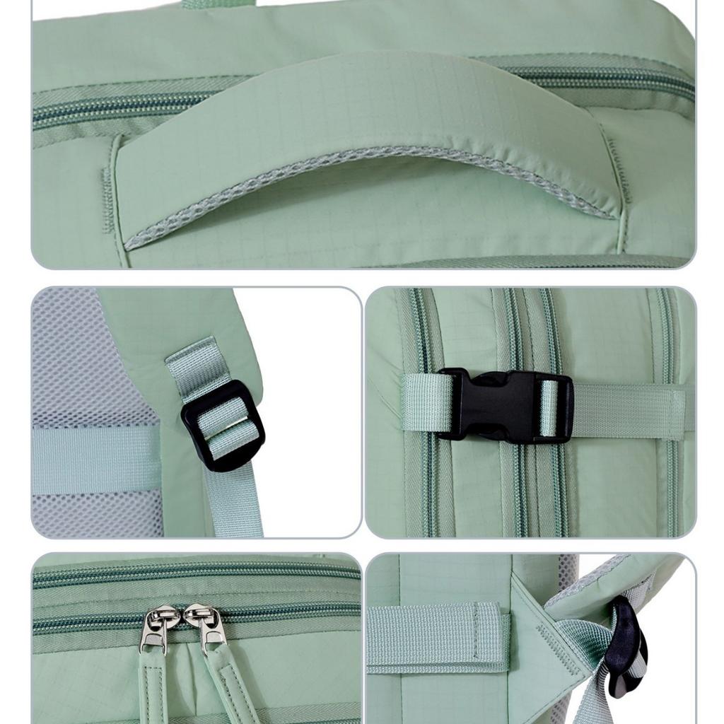 Schoolbag Large Capacity Travel Backpack Women's Multifunctional Business Boarding Free Checked Travel Backpack Men's Expandable Computer Bag